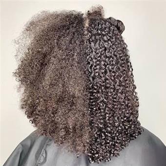 Wash, steam and define