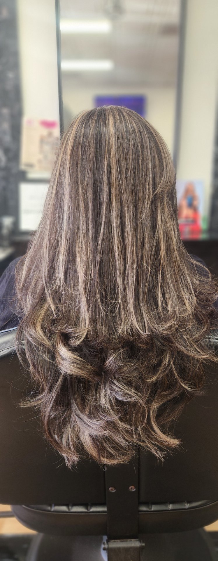 Hilites Long hair